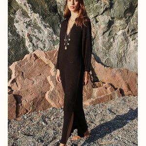 NWT Free People Pacific Sweater Maxi Dress
